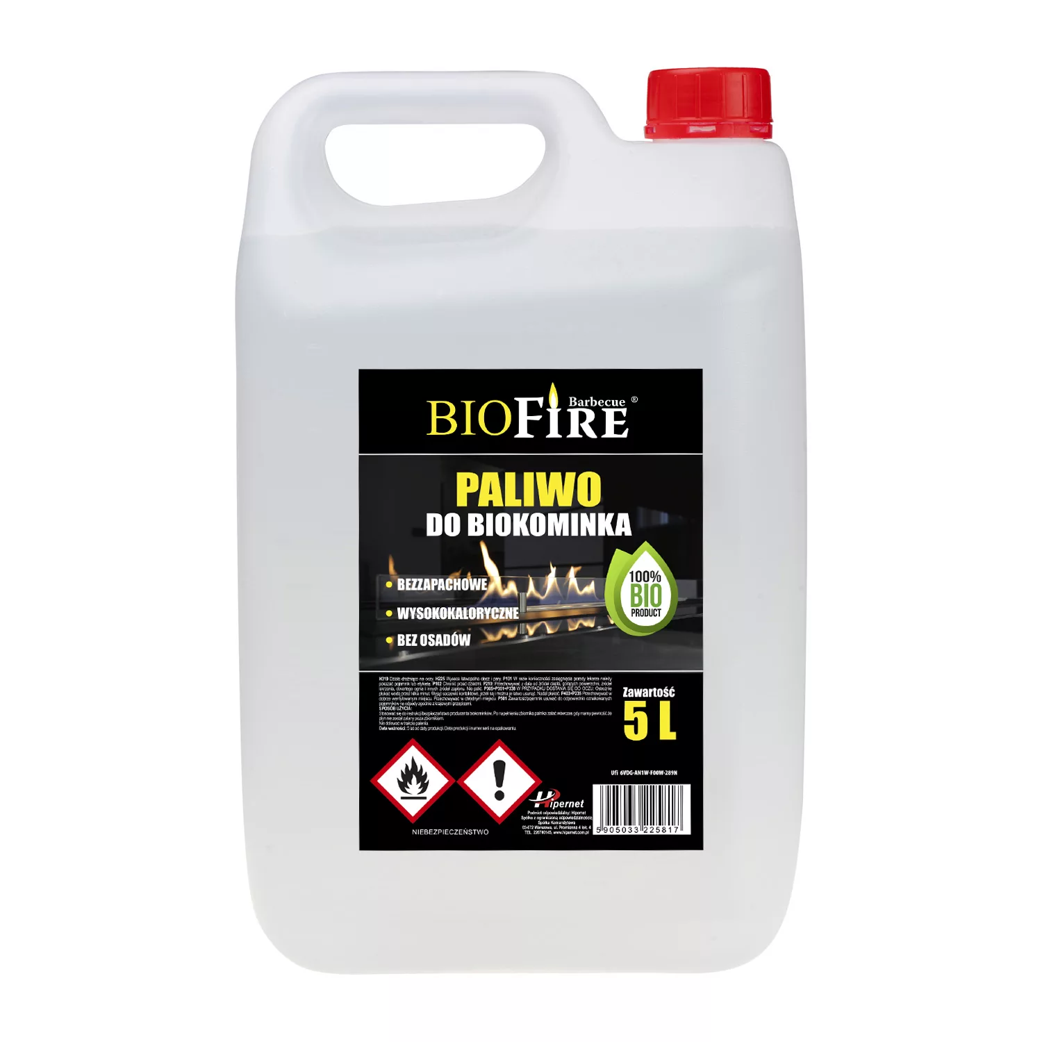 Paliwo do biokominka BIOPALIWO 5 L