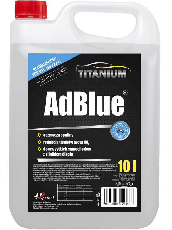 AdBlue 10l  TITANIUM - dodatek do paliwa