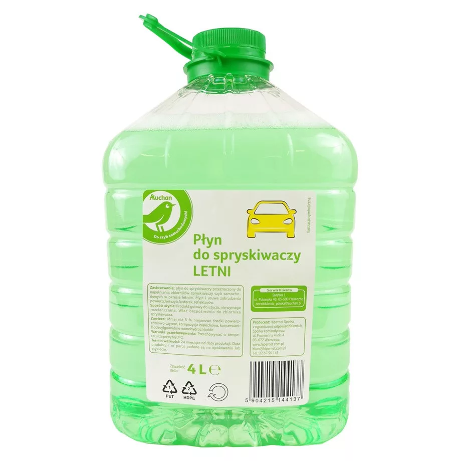 Płyn letni 4l. PET"Auchan"