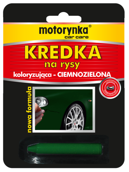 Kredka koloryzująca na rysy samochodowe - ciemna zieleń