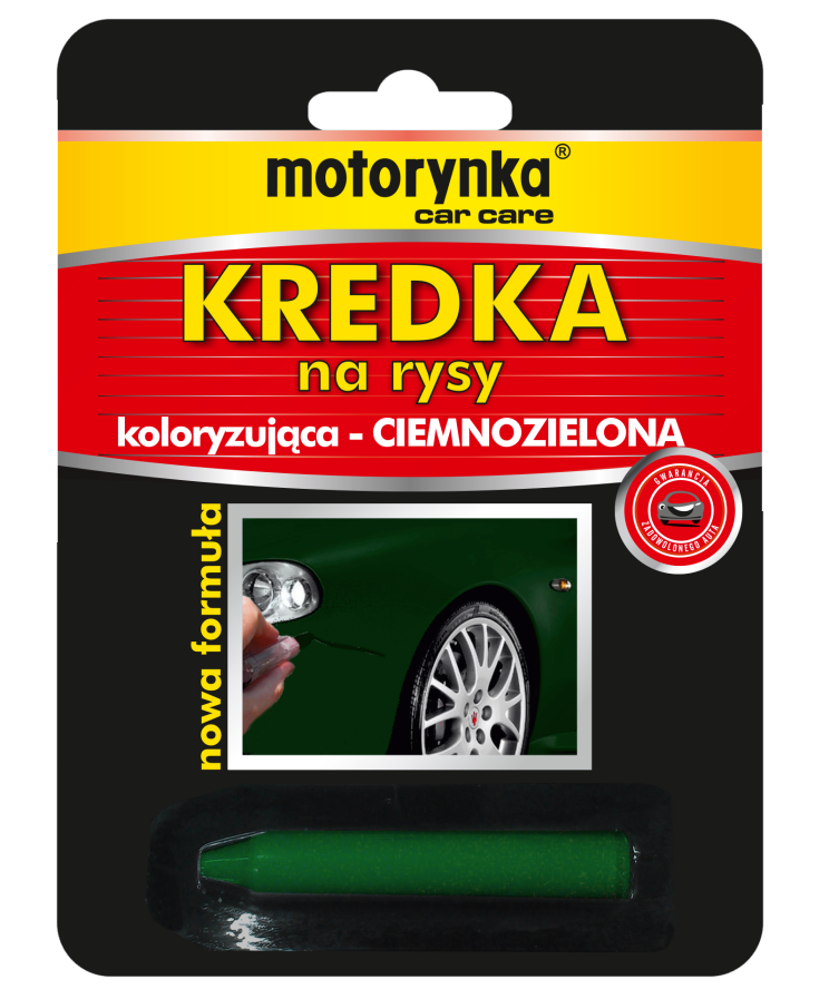 Kredka koloryzująca na rysy samochodowe - ciemna zieleń