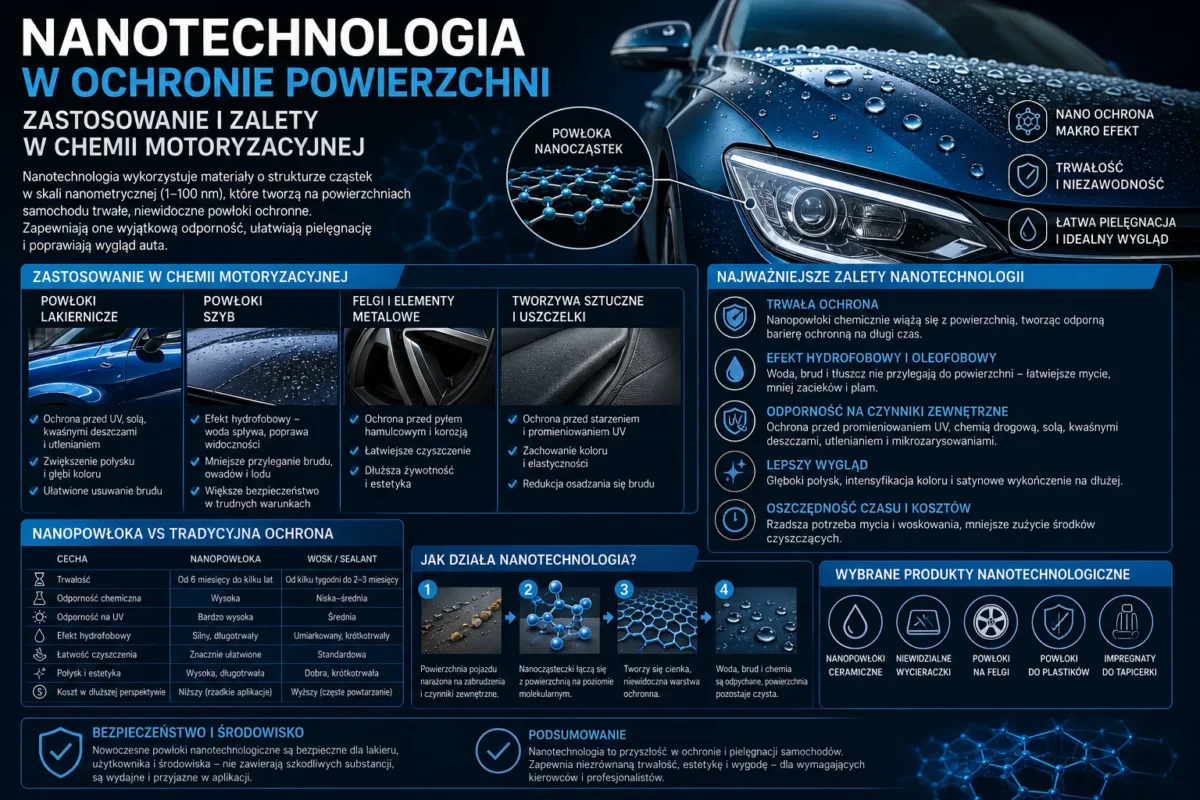 Nanotechnologia w ochronie powierzchni lakieru