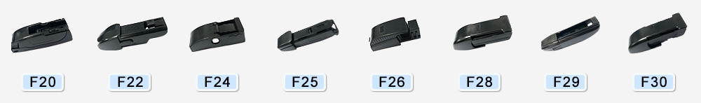 Wycieraczka płaska pióro 8 adapterów 26" 660mm