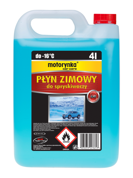 Płyn zimowy do spryskiwaczy " Motorynka" -16*C 4L HDPE